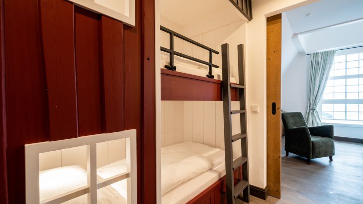 Duplex Themensuite Nordman Hotel Krønasår Hochbett