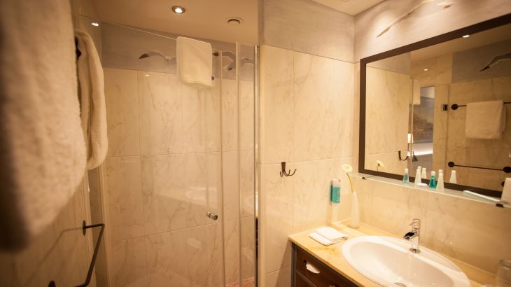 Präsidentensuite Hotel Bell Rock Badezimmer